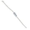 BRACELET  PEAR  SILVER/ CRYSTAL - Image 2